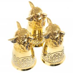 Стопки перевертыши "Рысь" 70 мл 3 шт Златоуст