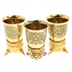 Стопки перевертыши "Рысь" 70 мл 3 шт Златоуст