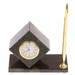 Настольный мини-набор из нефрита "Куб"