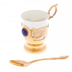 Чашка для кофе &amp;quot;Лазурит&amp;quot; фарфор 170 мл в подарочной коробке Златоуст