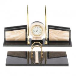 Письменный прибор &amp;quot;Фаворит&amp;quot; с календарницей камень мрамор