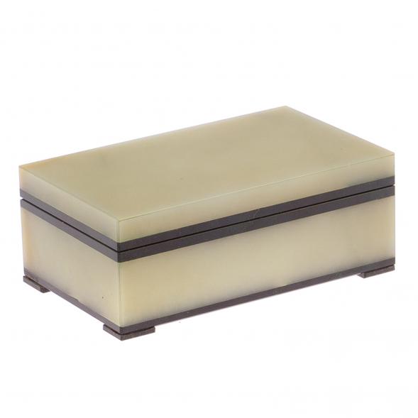 Шкатулка из нефрита 11,5х7х4,5 см 125134