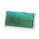 Таблетница на 7 отделений камень малахит с хризоколлой серебристая 126729