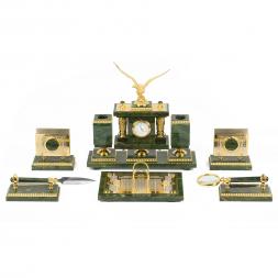 Настольный набор из нефрита &amp;quot;Орел&amp;quot;