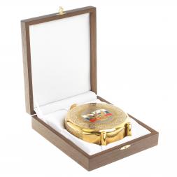 Фляжка "Герб России с флагом" Златоуст