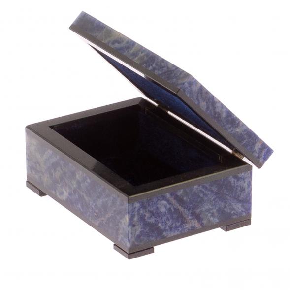 Шкатулка из содалита 9х6,5х4 см 125136
