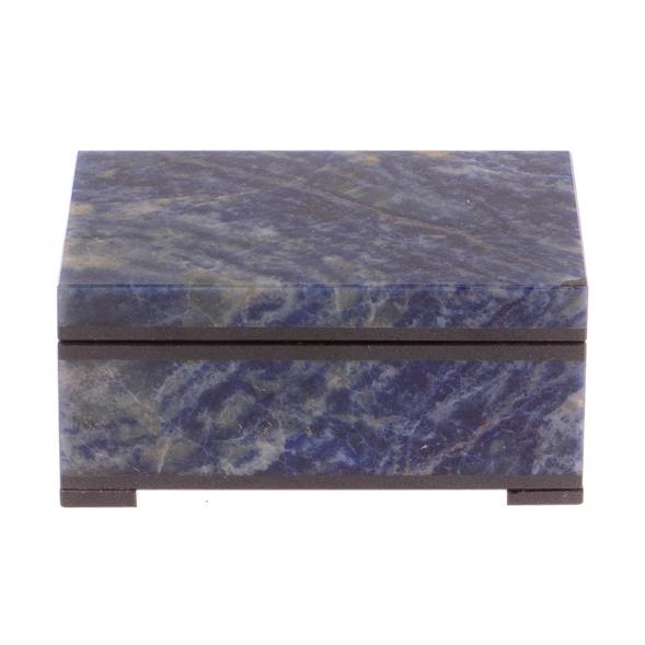 Шкатулка из содалита 9х6,5х4 см 125136