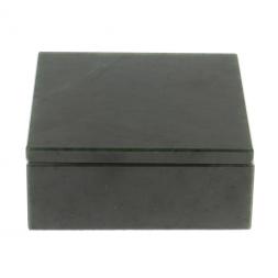 Шкатулка из нефрита 8,5х8,5х3,5 см