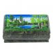 Шкатулка из змеевика &amp;quot;Летний пейзаж&amp;quot; 18х9х6,5 см 127832