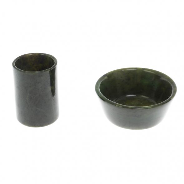 Водочный набор &amp;quot;На посошок&amp;quot; из нефрита 128753