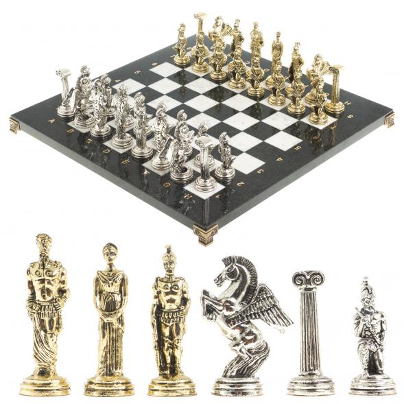 Шахматы &amp;quot;Восточные&amp;quot; доска 40х40 см мрамор фигуры металл 122623