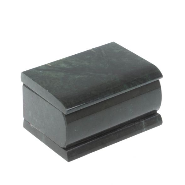 Шкатулка из змеевика 10х7х5,5 см 127833