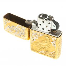 Зажигалка Zippo с гравировкой &amp;quot;Орел&amp;quot; Златоуст