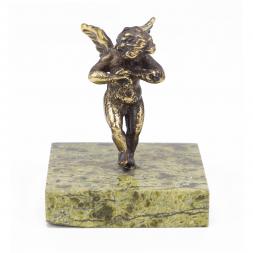 Статуэтка из бронзы и змеевика &amp;quot;Танцующий ангел&amp;quot;