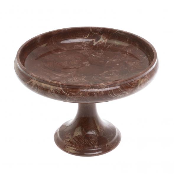 Фруктовница из лемезита 24х24х16,5 см 128306