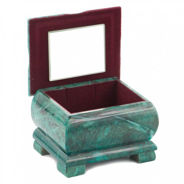 Шкатулка с расписной крышкой Рассвет 10х8х7 см 120090