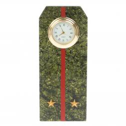 Часы подарочные "Погон лейтенант ВС" серпентинит