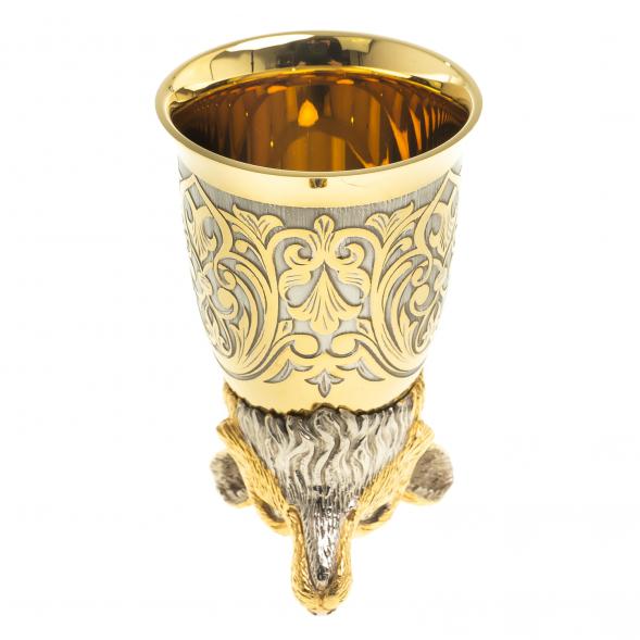 Стопка перевертыш &amp;quot;Лиса&amp;quot; 70 мл Златоуст 123641