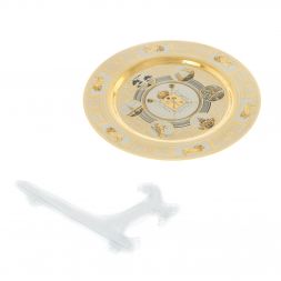 Тарелка с гравюрой "Санкт-Петербург. Коллаж" 22,5 см Златоуст