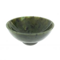 Пиала Медовница из нефрита 11,5х11,5х4,5 см