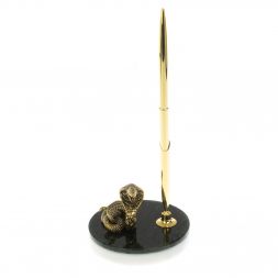 Сувенир &amp;quot;Кобра&amp;quot; с ручкой на нефрите