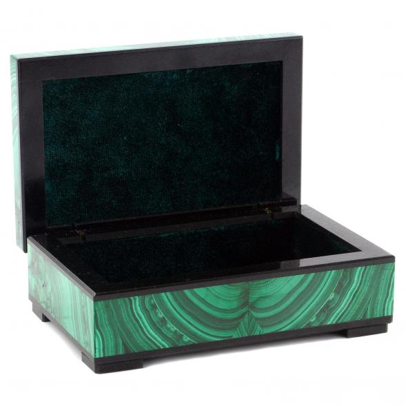Малахитовая шкатулка &amp;quot;Классическая&amp;quot; 11х7х4,5 см 120480