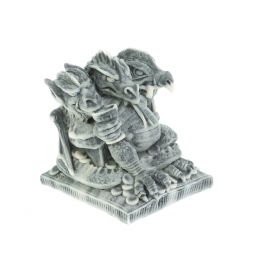 Статуэтка &amp;quot;Змей-Горыныч в кресле (шарж)&amp;quot; из мраморной крошки