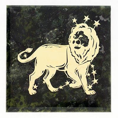 Магнит знак зодиака &amp;quot;Лев&amp;quot; змеевик 116029