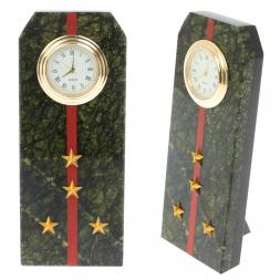 Часы подарочные "Погон капитан ВС" серпентинит