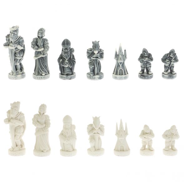 Шахматы &amp;quot;Средневековье&amp;quot; шабровский змеевик 40х40 см 129362