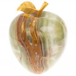 Яблоко из зелено-коричневого оникса (8)
