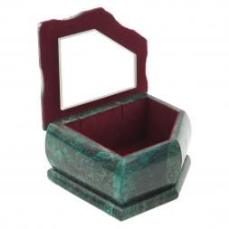 Шкатулка с расписной крышкой Рассвет 11х9х6,5 см