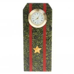 Часы подарочные "Погон майор ВС" серпентинит