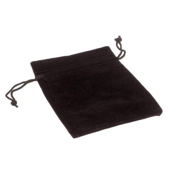 Четки перекидные 14 зерен из черного обсидиана с иризацией 122974