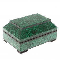 Подарочный ларец &amp;quot;Желание&amp;quot; камень малахит 13х9х6,5 см