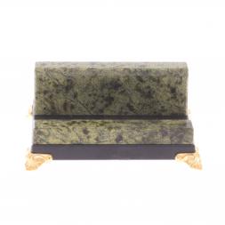 Подставка под мобильный телефон из камня змеевик