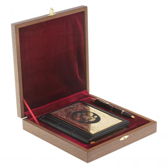 Подарочный набор &amp;quot;Держава&amp;quot; ежедневник А6 и ручка Parker 122393