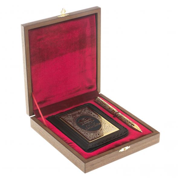 Подарочный набор &amp;quot;Автомобилист&amp;quot; обложка для автодокументов и ручка с гравюрой Златоуст 122941