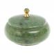 Шкатулка из нефрита круглая 11,5х11,5х8 см 127123