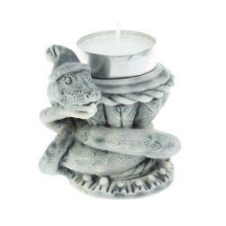 Подсвечник &amp;quot;Змей&amp;quot; из мраморной крошки