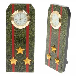 Часы подарочные "Погон Полковник ВС" серпентинит