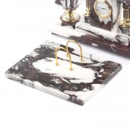 Письменный набор из мрамора и бронзы &amp;quot;Двуглавый орел&amp;quot;