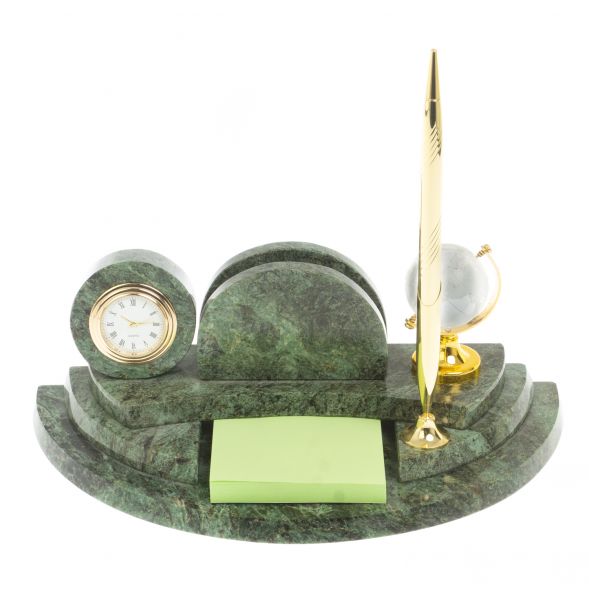 Настольный мини-набор &amp;quot;Глобус&amp;quot; змеевик 127286