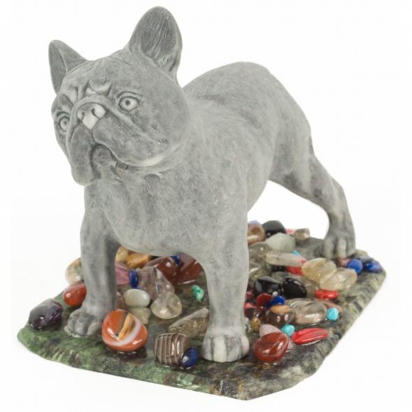 Сувенир &amp;quot;Французский бульдог&amp;quot; из мрамолита 118622