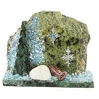 Сувенир &amp;quot;Зимняя сказка&amp;quot; змеевик