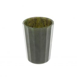 Стопка граненная из камня нефрит 4х4х6 см