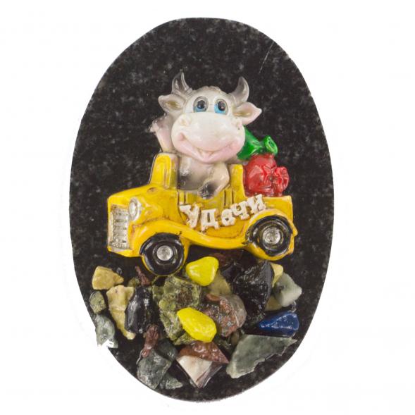 Магнит сувенирный символ года Бычок Удачи 121127