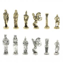 Шахматы подарочные "Александр Македонский" 36х36 см из змеевика