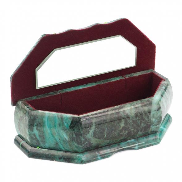 Шкатулка с расписной крышкой Лето 17х7,5х6 см 119921