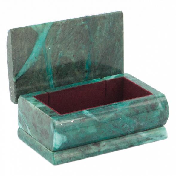 Шкатулка с расписной крышкой Зима 10,5х6,5х5 см 120098